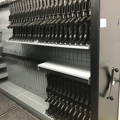 Mobile Weapon Shelving Armory Systems