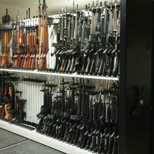 Forensic Firearm Lab Weapon Storage System
