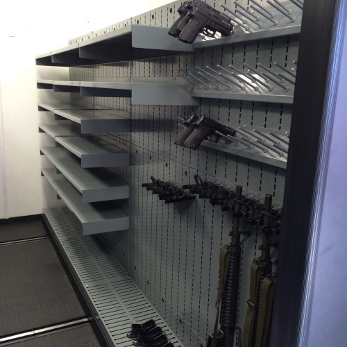 Weapon Shelving on Mobile Carriages