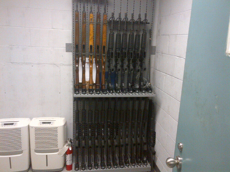 Combat Weapon Shelving - Weapon Storage