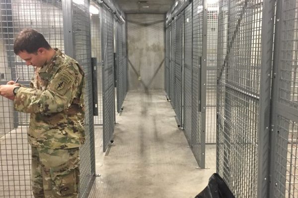 Army Weapon Cage Installation - Weapon Storage Cages
