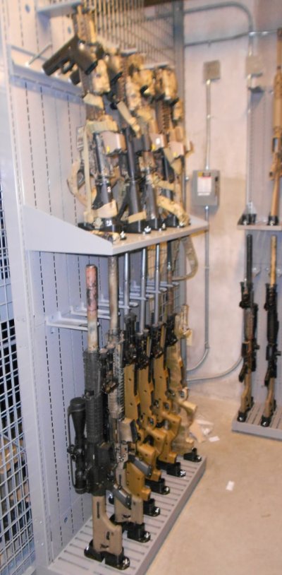 M110 Weapon Shelving - Weapon Storage for Semi Automatic Weapons