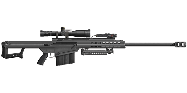 M107 - Long Range Sniper Rifle - Rifle Storage - Semi-Automatic Weapon Storage