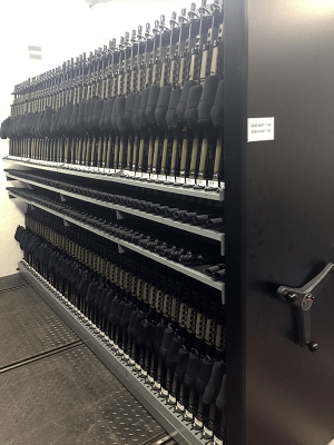 Mobile Weapon Storage Systems - Combat Weapon Storage Systems - Mobile Weapon Shelving Systems - Combat Weapon Storage