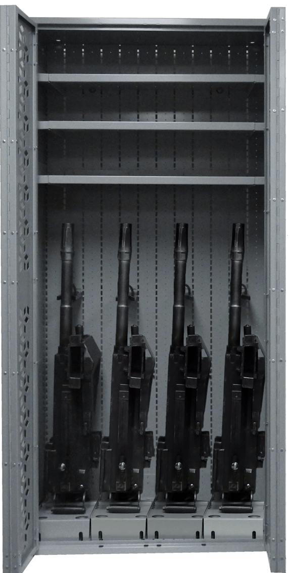 76" H Combat Weapon Rack - MK19