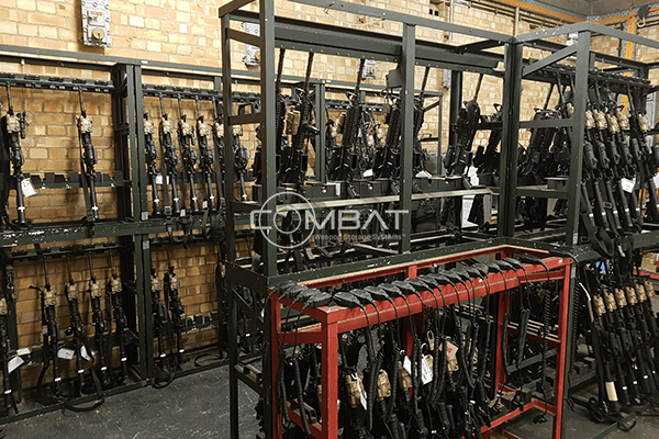 Old Armory, Old Weapon Racks, Old Weapon Storage
