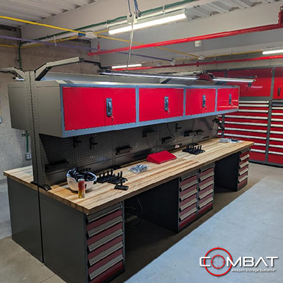 Armory Workbench with Modular Drawers Armory Workbench with Modular Drawers
