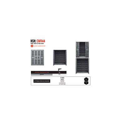 Combat NSN Weapon Rack - CWR44 - NSN - 1095-01-620-5610 - Pistol Weapon Rack - Handgun Weapon Rack