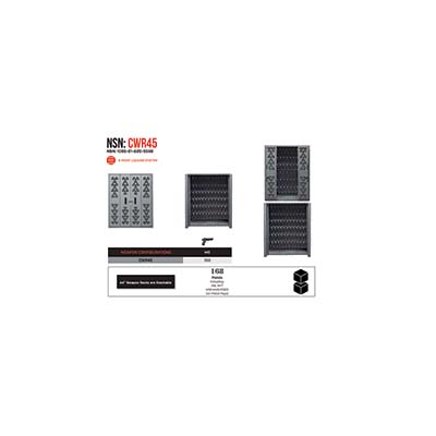 Combat NSN Weapon Rack - CWR45 - NSN - 1095-01-620-5598 - Pistol Rack