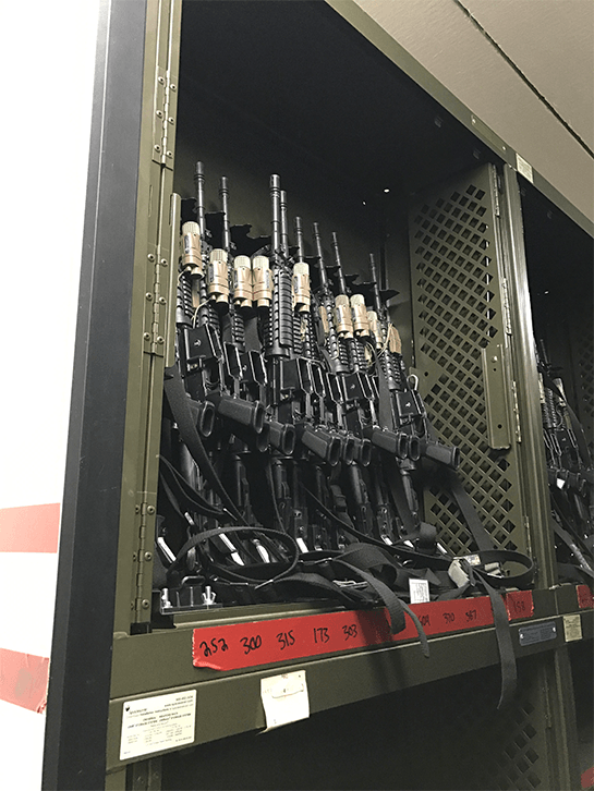 Combat Weapon Storage - Replacing Legacy Space Saver Universal Weapon Racks