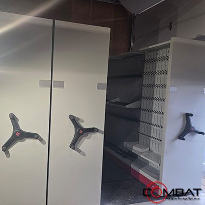 Forensic Firearm Lab Shelving - Mobile Weapon Storage System