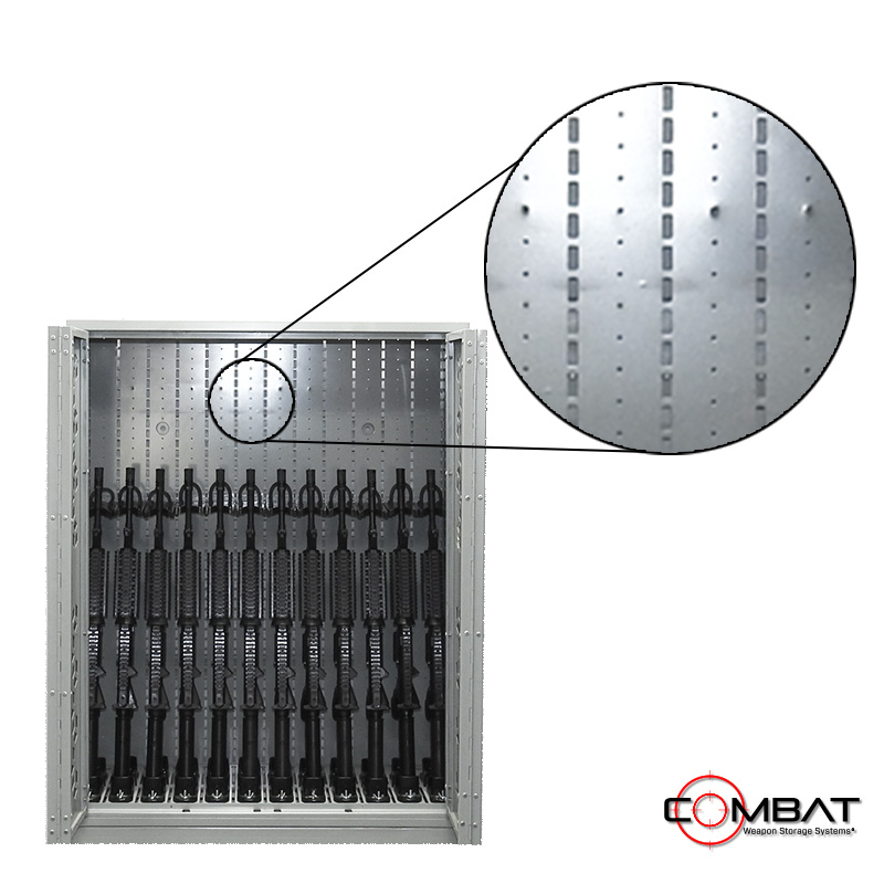 Keyhole Slot Weapon Racks - Weapon Storage