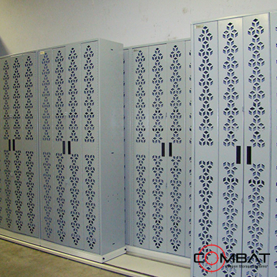 Lateral Mobile Weapon Storage System - Sliding High Density Armory Storage Systems