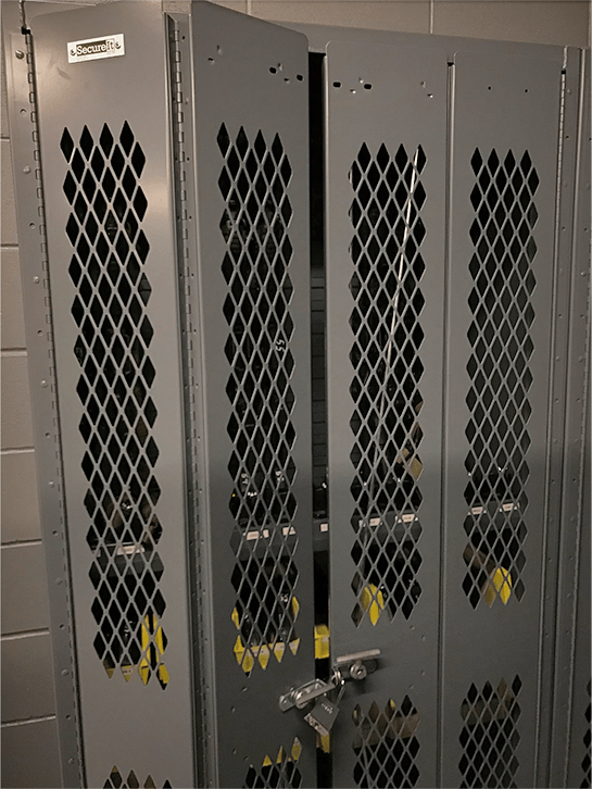 Model 84 Weapon Rack Fails Physical Security Inspection
