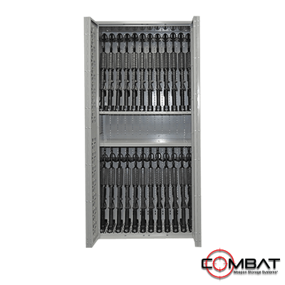 NSN M4 Mid Tier Weapon Cabinet 24 - Military Weapon Racks