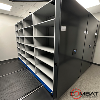 Powered Military Weapon Storage System