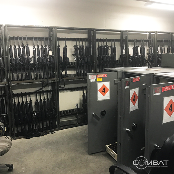 Armory M12 Small Arms Storage Racks in Armory
