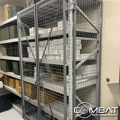 Secure Shelving Storage for MILCON Armories