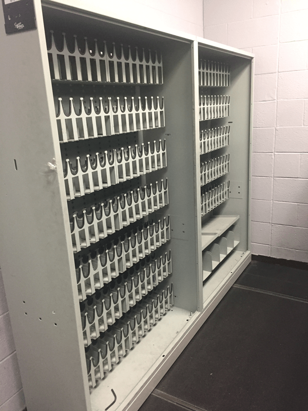 Upgrade to better weapon storage