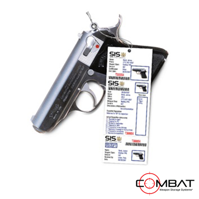 RFID V Barcode Weapon Tracking - Weapon Inventory Tags - Weapon Maintenance Paper Tags