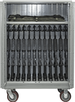 Secure Weapon Carts - Weapon Storage